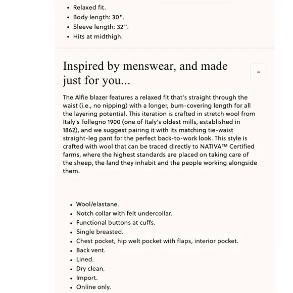 NWOT J. Crew Alfie Blazer in Honey Plaid Italian Wool Stretch Relaxed Fit Size 6 - Picture 15 of 16